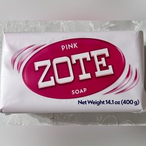 Zone Soap Pink Laundry Soap Bar 14.1 ounces Stain Fighter